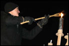 Capitol Menorah Lighting Warms Subzero Air